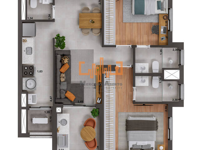 #REF:AP0069 - Apartamento para Venda em Sorocaba - SP